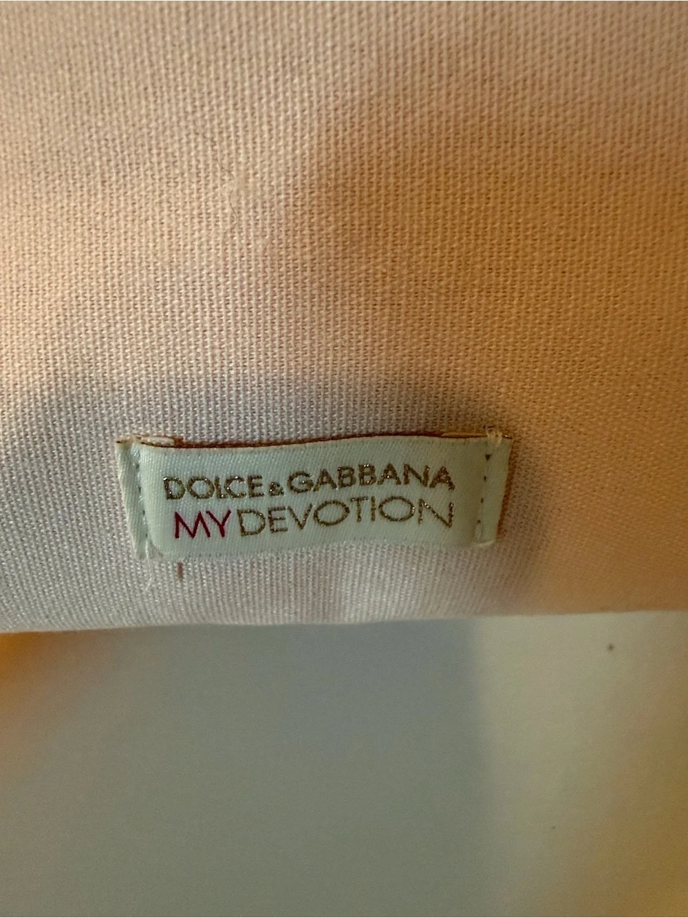 Dolce and Gabbana My Devotion ' Pink Cosmetic Pouch - Compact Makeup Bag